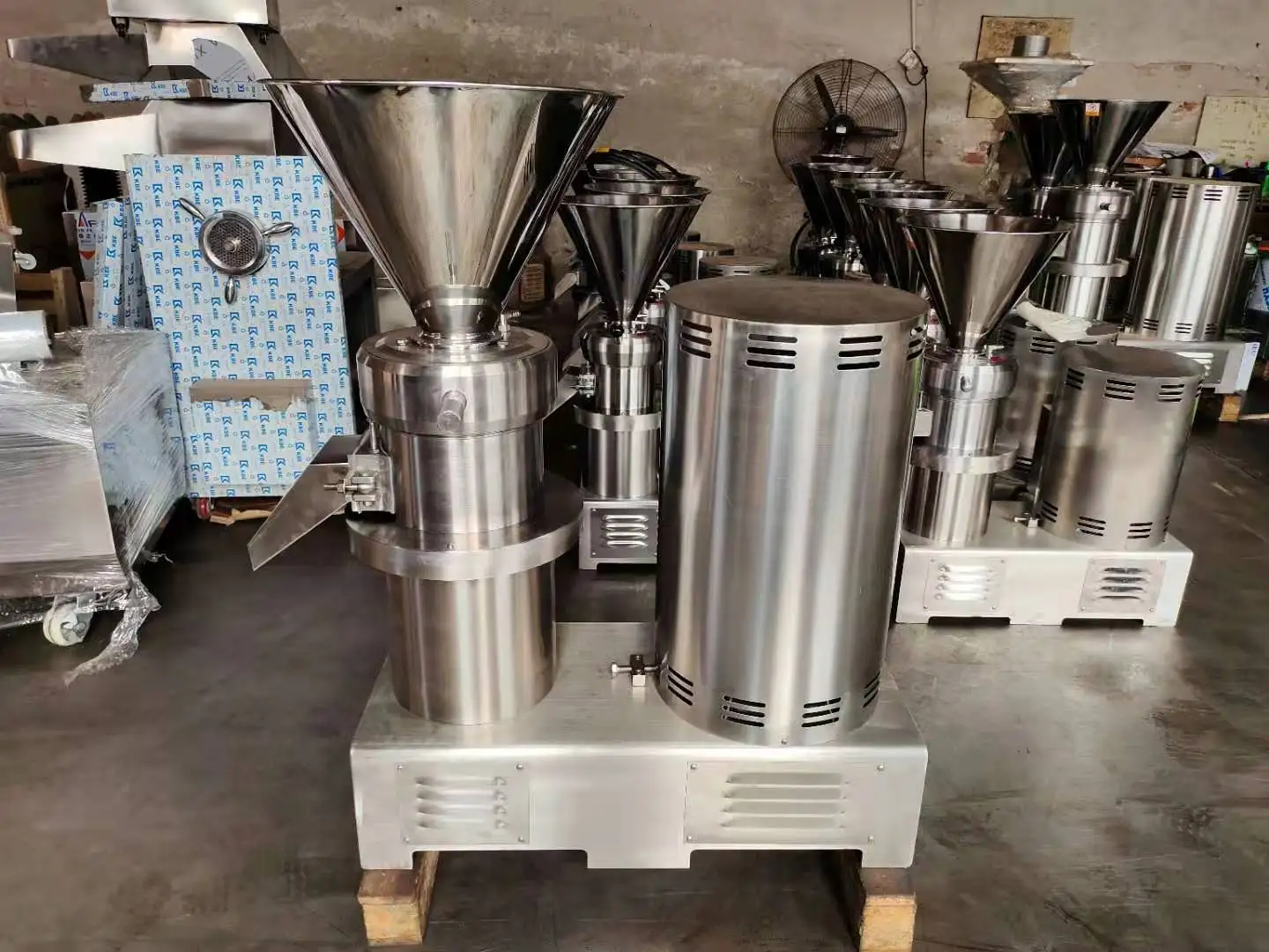 JMS60 Split Type Colloid Mill Horizontal Peanut Butter Maker Jam Paste Grinding Making Machine