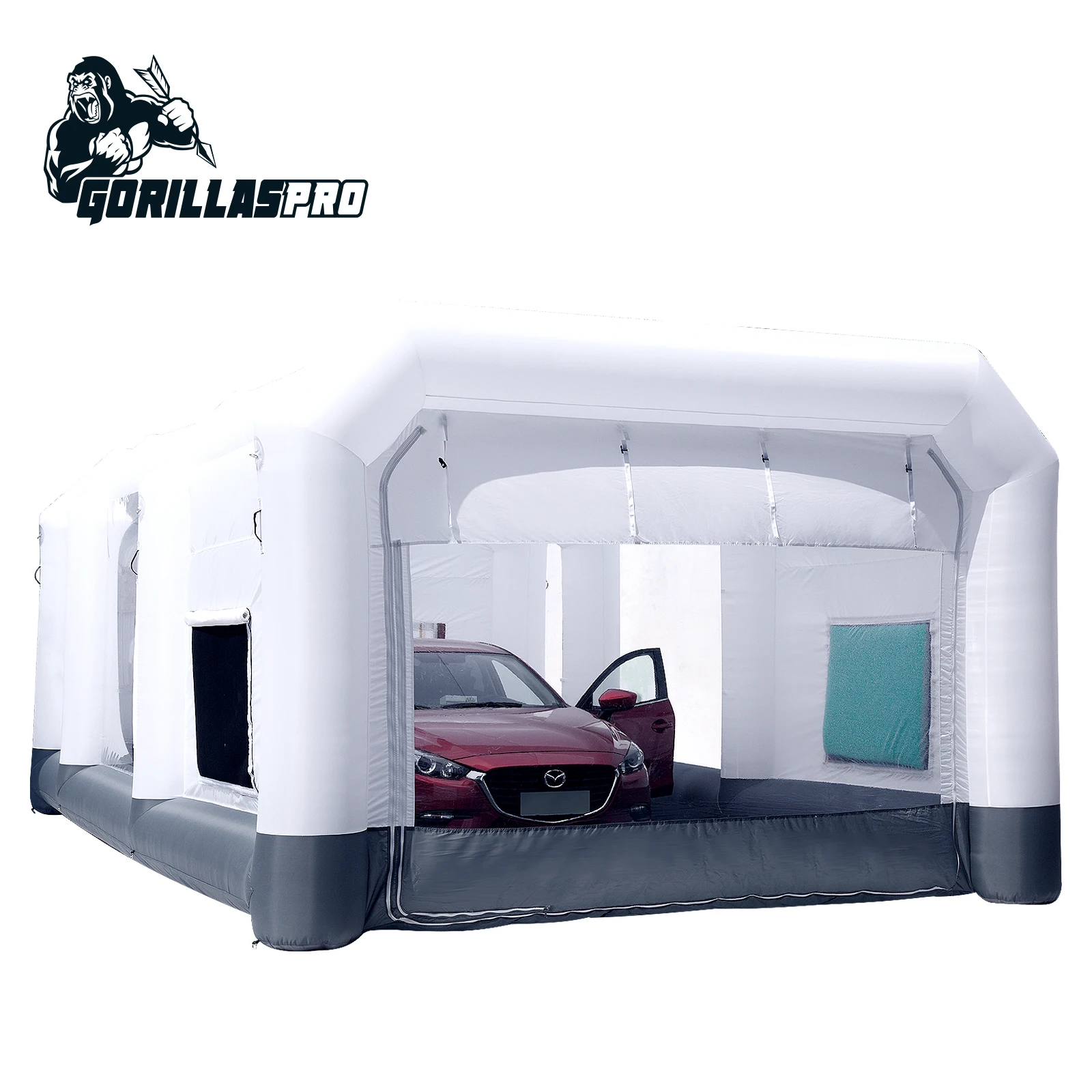GORILLASPRO Custom Mobile Inflatable Automotive Spray Paint Booth Car Paint