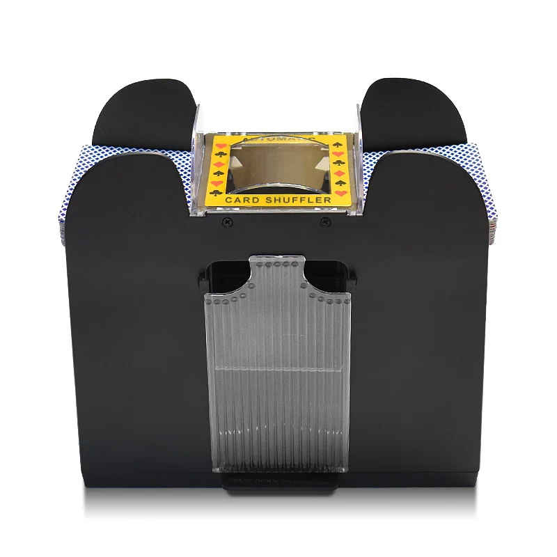 YH 6 decks casino standard shuffling machine automatic playing card shuffler for sale