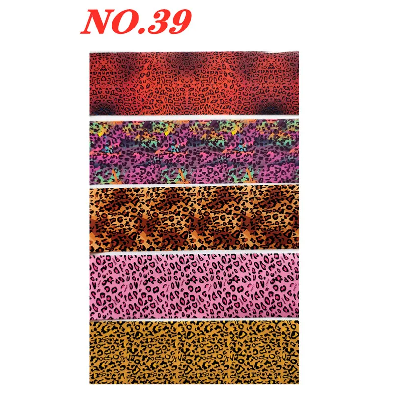 new type new Leopard Nail foil for nail art  sticker for the nail art decoration  4*100CM