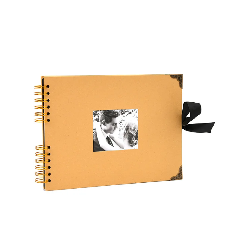 Wholesale Factory Custom DIY Windowed Scrapbook Album Set Gift for Couples Friends