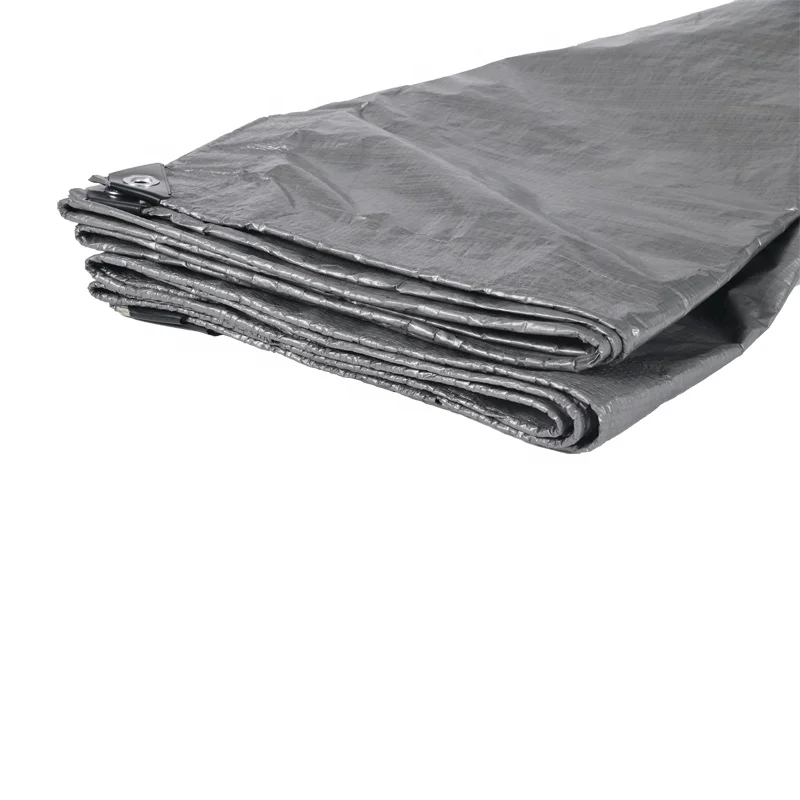 Portable Tarpaulin Covers Red/Silver Waterproof Roofing Cover 220Gsm Pe Tarpaulin