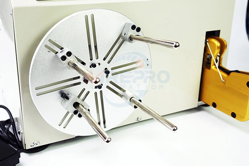 HB-D40 Semi Automatic cable wire cube winding twisting and tying machine