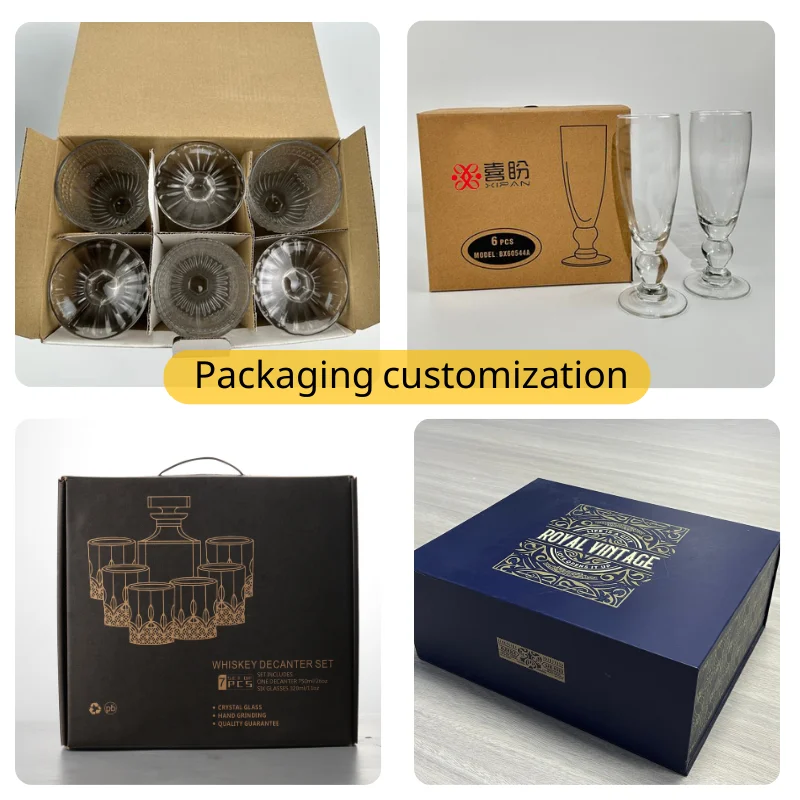 Wholesale Custom Logo Classic Empty Beer Glasses high quality glass beer mug Large Clear beer glass with handle