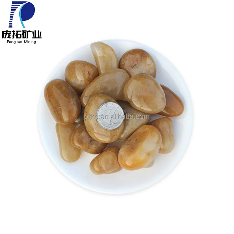 Natural Cobble Washed Landscape Stone Outdoor Use Polished Garden Lawn Edge River Slope Protection Native Stone Stream Rock