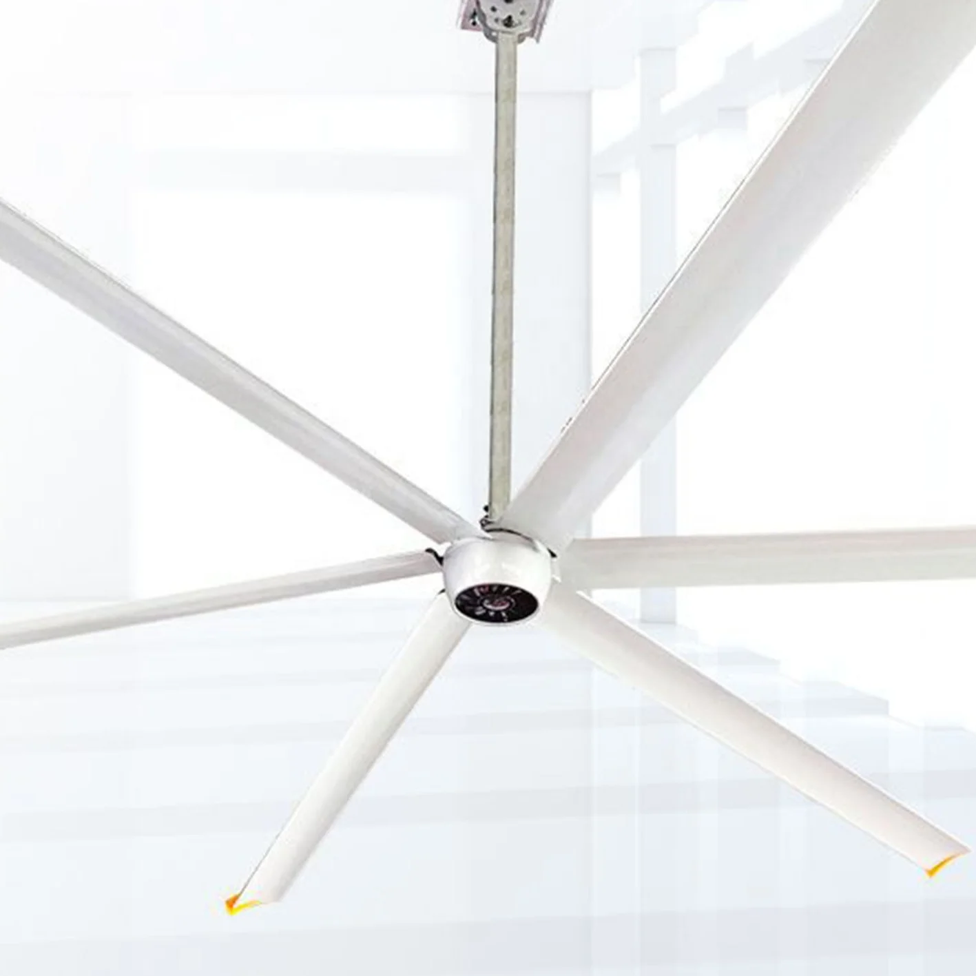 WuXi factory 220v 380v 12ft 16ft 1500w brushless bldc motor industrial ceiling hvls fan