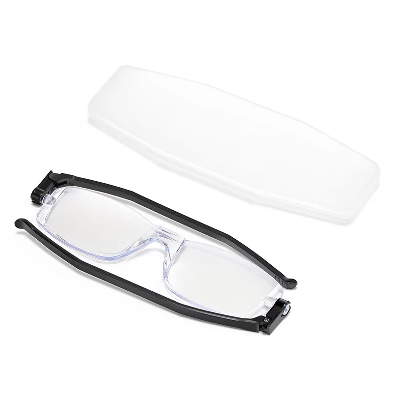 2201 новейшие складные очки для чтения с 360 градусами для мужчин и женщин, очки с защитой от усталости, очки для чтения с чехлом, оптовая продажа