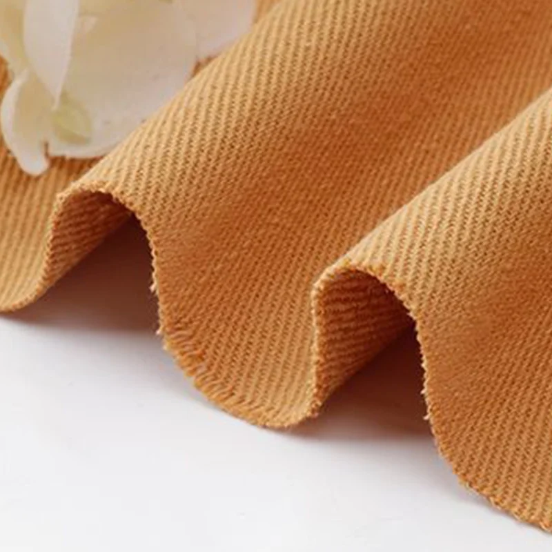 Hot sales  Cotton & Spandex yarn dyed Woven denim fabric high quality trousers fabric