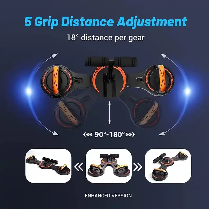 Push Up Board Portable Folding Exercise Workout Push Up Station for Chest Back Triceps Workout