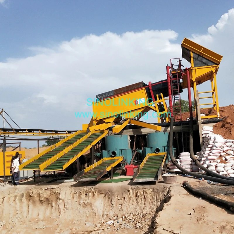 Customization Alluvial Gold Mining Equipment Gold and Diamond Processing Plant