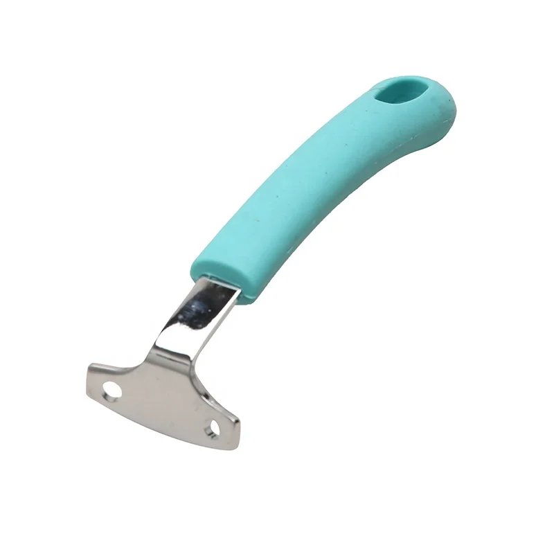 colorful soft touch heat resistant cookware fry pan metal with silicone handle