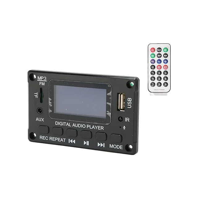 Transmitters Control Radio Receive Board 747d Audio Mp3 Usb Player Decoder Module Black Digital Led JXD Card DC 5V/12V