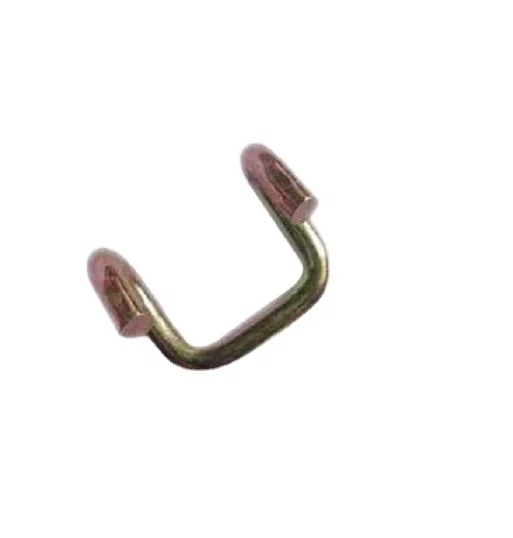 Hot Selling 25mm/35mm/50mm/75mm Metal yellow/white zinc plated Claw U hook/Open hook for ratchet tie down