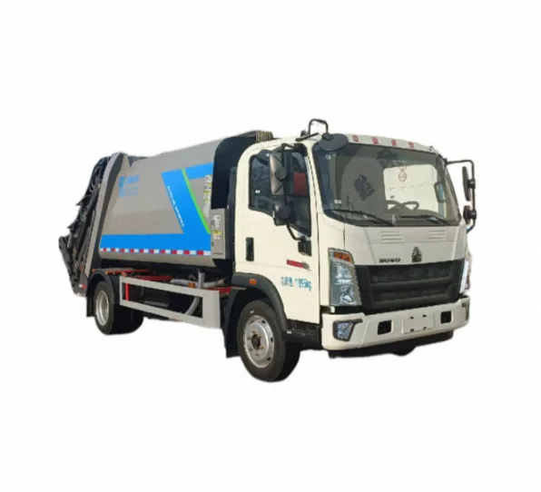 HOWO4X2 компримированный мусоровоз для сбора и транспортировки
