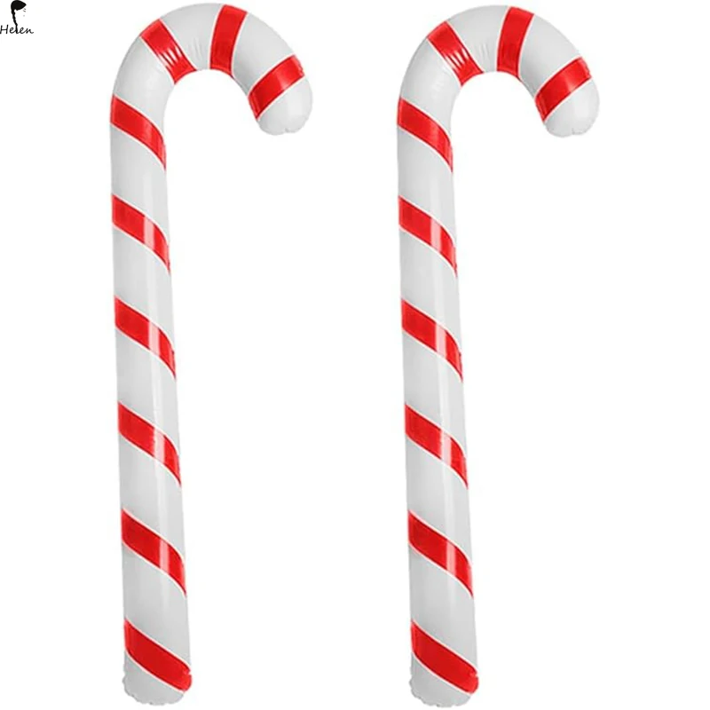 Christmas Inflatable Candy Canes Inflatable Candy Sticks for Christmas Indoor Outdoor Party Decorations