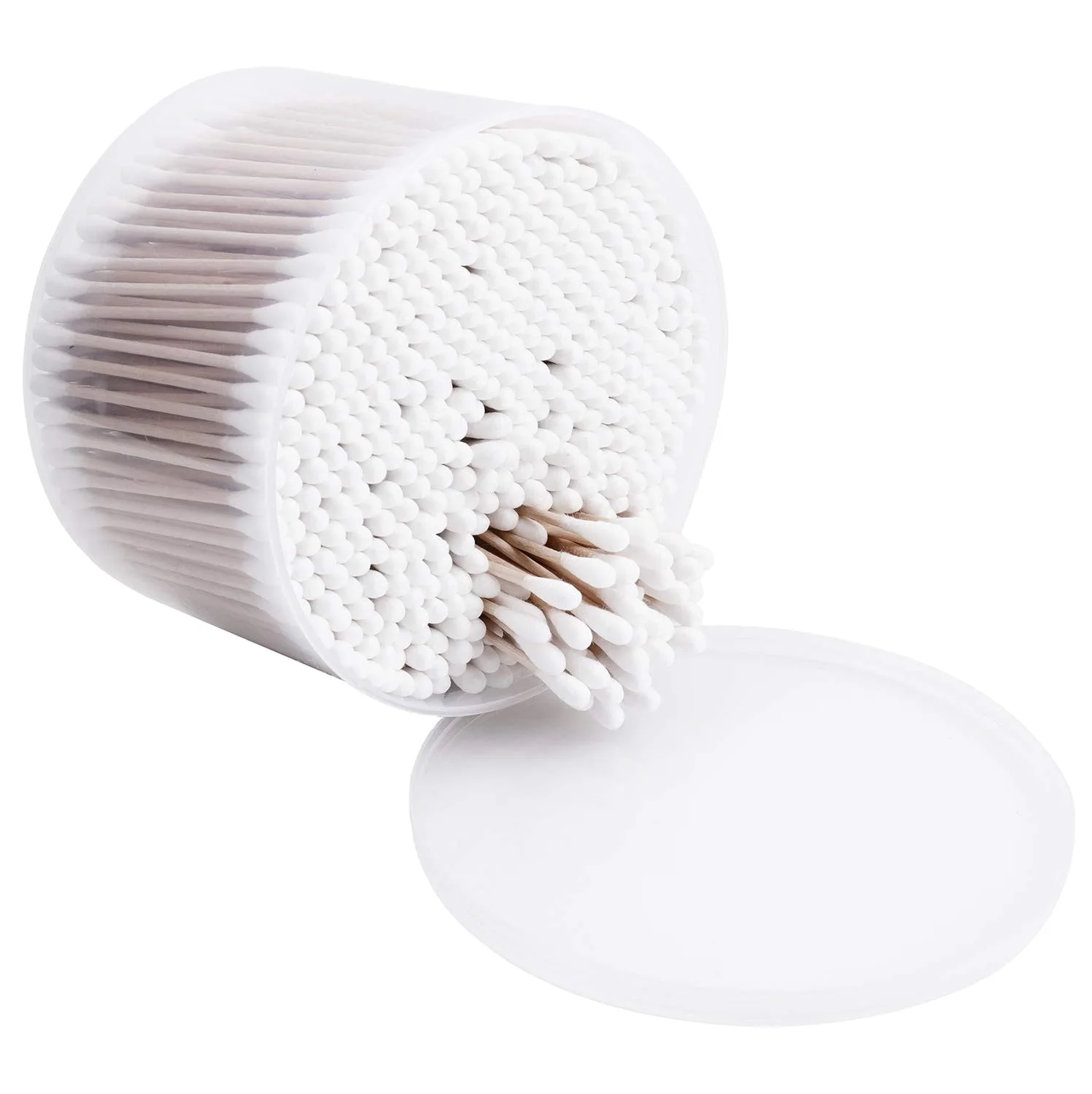 Bamboo Cotton Swabs Biodegradable & Organic Wooden Cotton Buds Double Tipped Ear Sticks