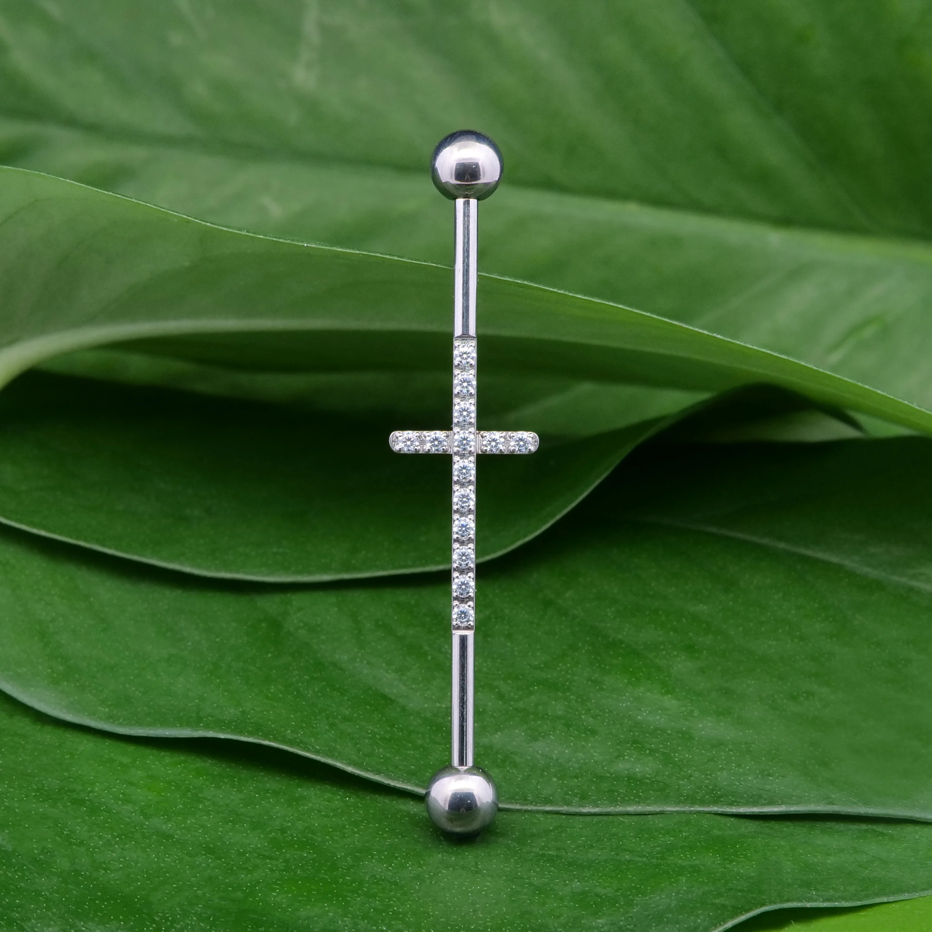 Titanium пирсинг из циркония