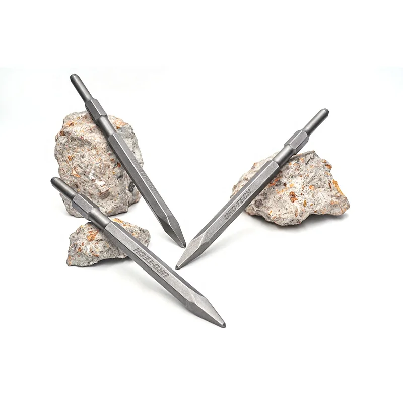 
hex17 point chisel 400mm length 