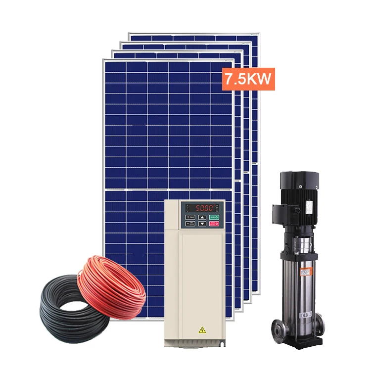 Solar water pumps system Irrigation submersible deep well pump for agriculture 10HP