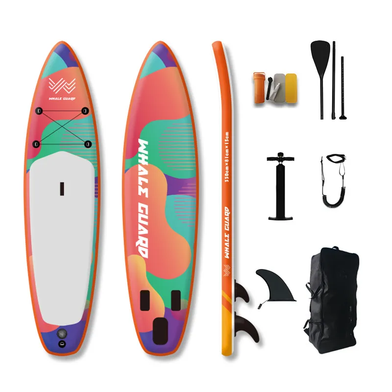 Durable Layer Fabric Inflatable Stand Up Paddle Board SUP Paddleboard Inflatable Board For All Ages