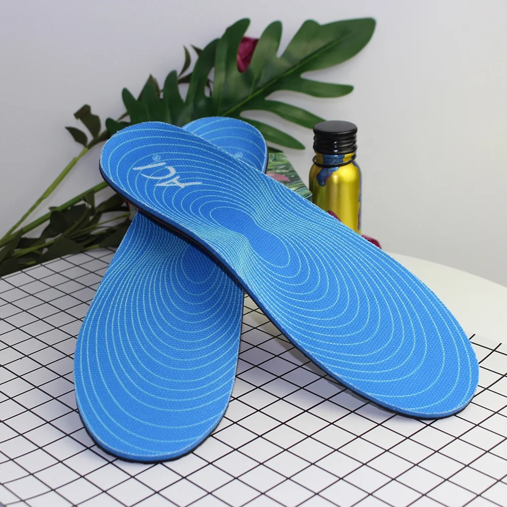 Light Weight Shock Absorption PU Arch Orthotic Foot Care Sport Shoes Insoles