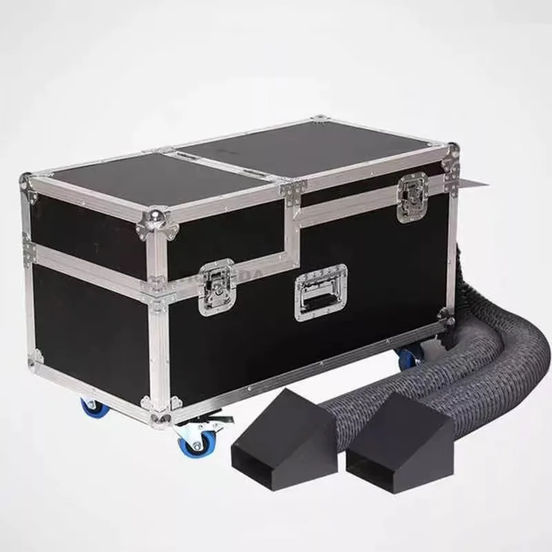 3000w low lying fog machine water base smoke machine  DMX512 control and remote control with Flight Case