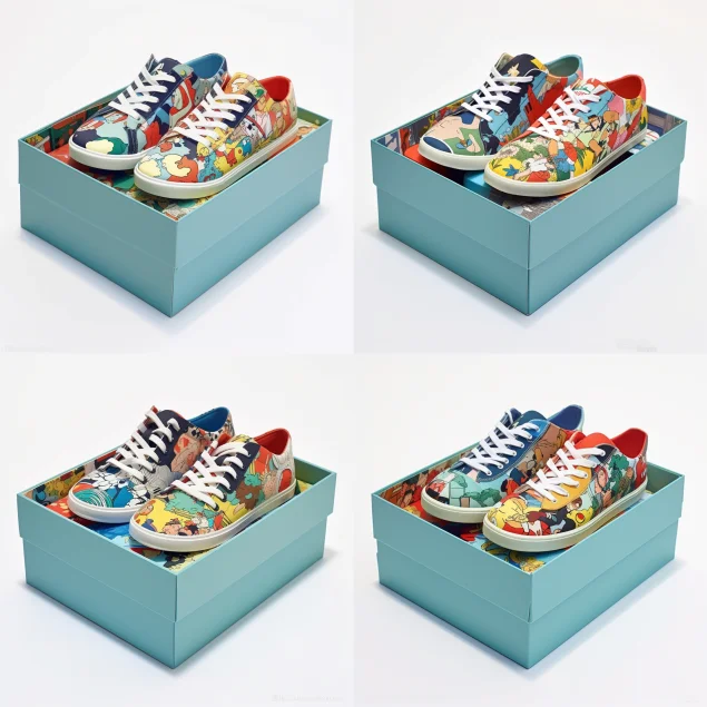 China Manufacture Import Pattern Corrugated Cardboard Packages Mail Top Tuck Shoes Shipping Paper Box