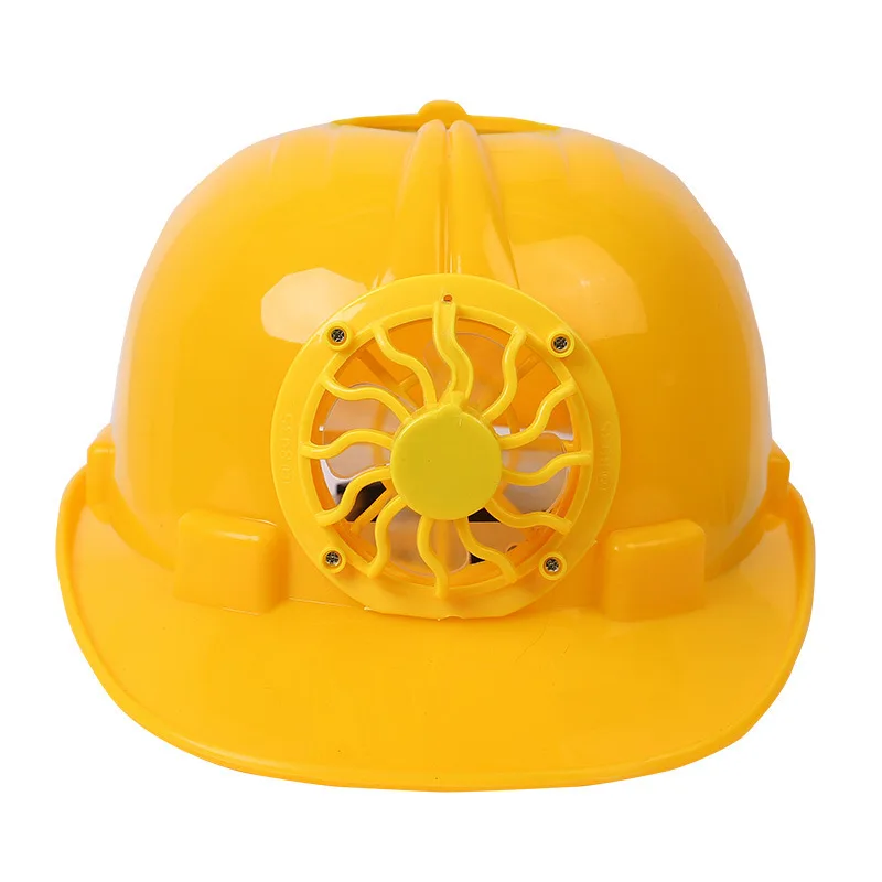 
Solar Fan Safety Helmet for Construction Site Anti Smashing Labor Protection Helmet for Outdoor 
