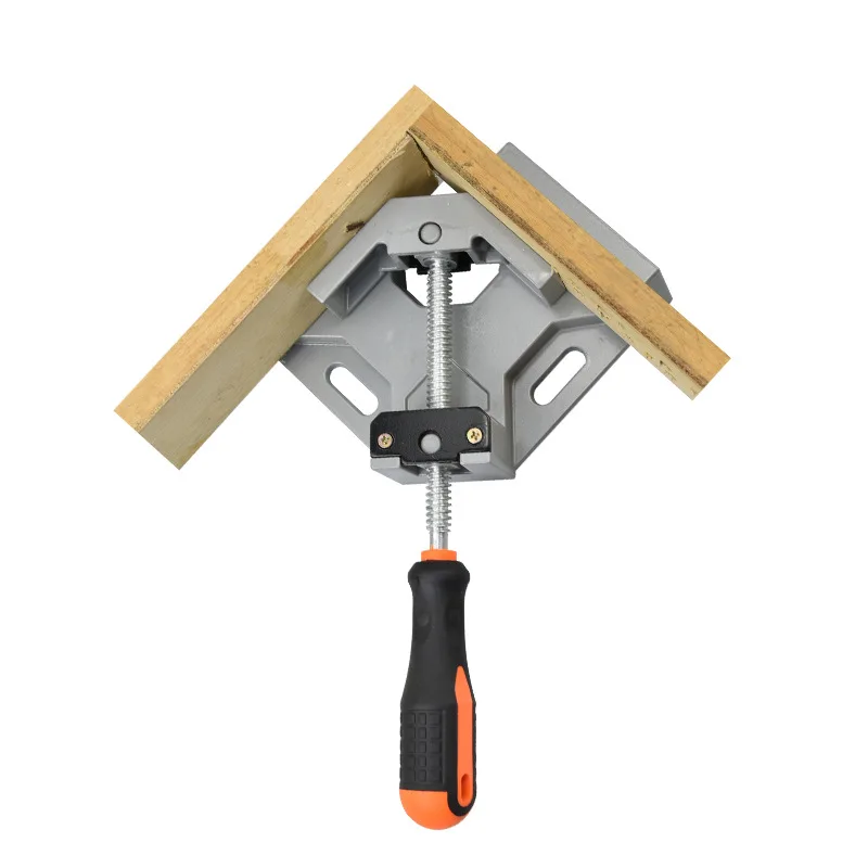 
Corner Clamp 90 Degree Right Angle Clamp Single Handle Corner Clamp with Aluminum Alloy Adjustable Swing Jaw for Woodworking 