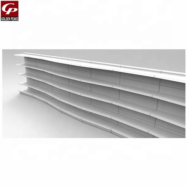 High quality wall display gondola wall mounted shelves supermarket shelf