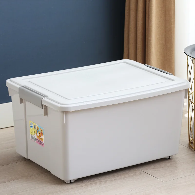 Colorful Plastic Storage Bin Multipurpose Storage Box For Food Clothes Sundries