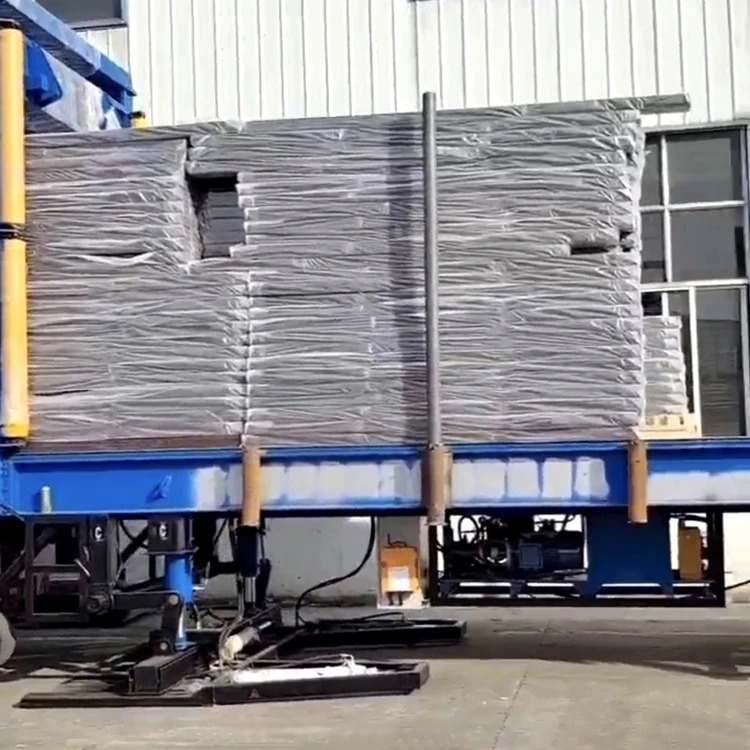 Hot sell new innovative design smart container lifting and unloading ramp system for loading steel/wood/panel