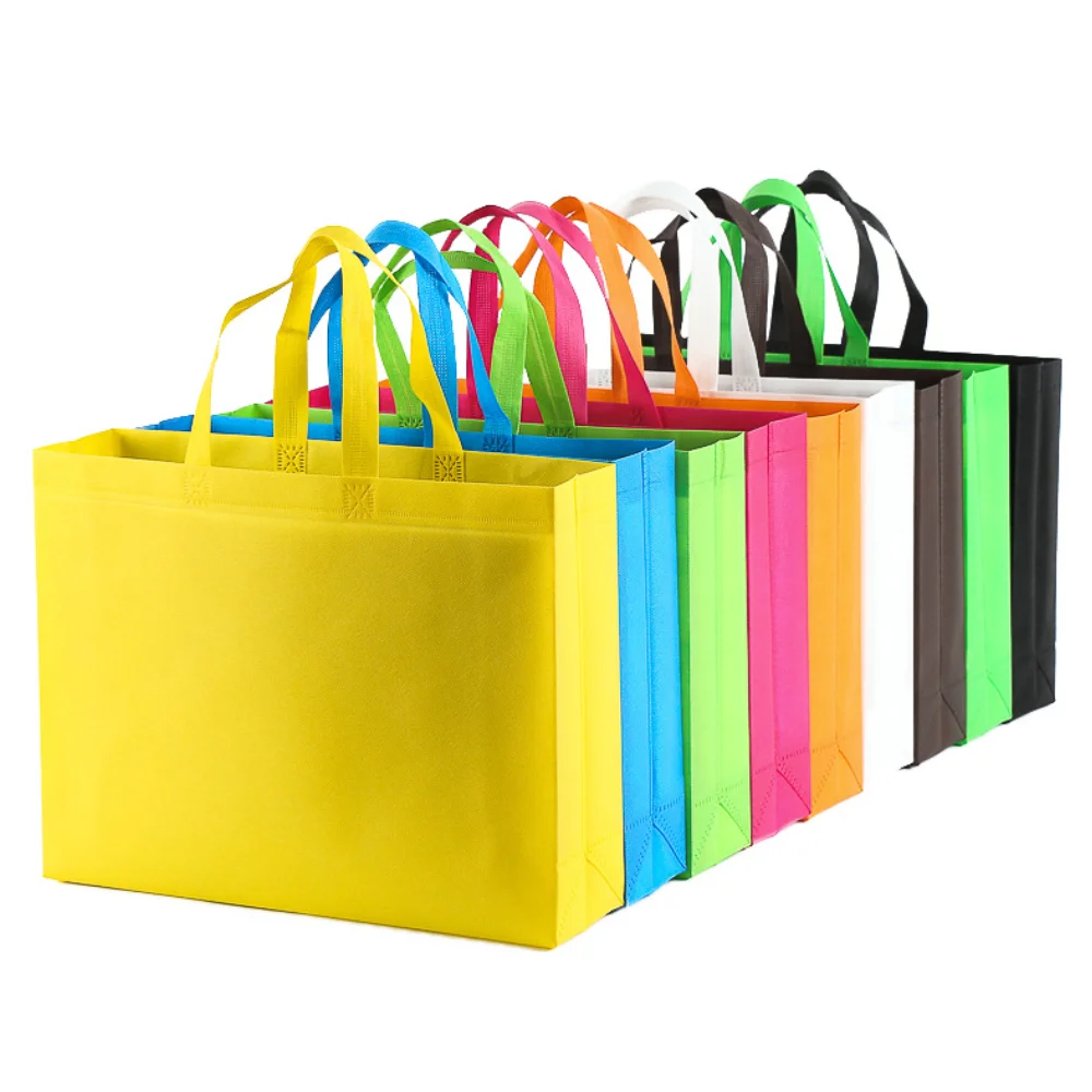 High quality large capacity strong load bearing non woven tote shopping bag