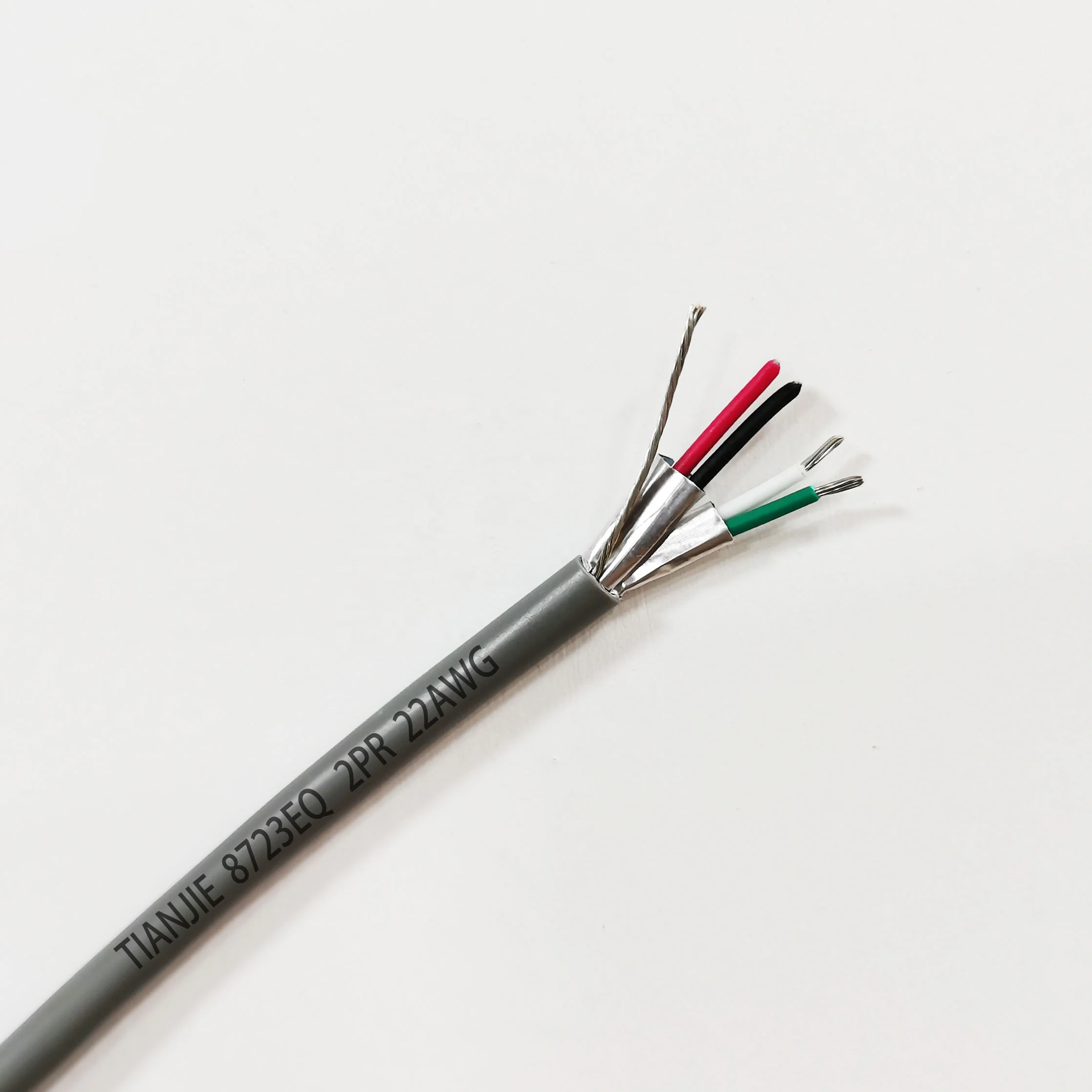  BELDEN эквивалентный тип 8723 2PR 22AWG TC проводник из луженой меди индивидуально парный экранированный аудио
