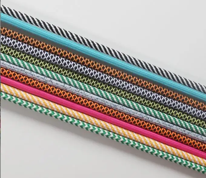 Fantastic Quality Custom Colorful Elastic Cord New Creative Rubber Polyester Latex High Usage for Shoes Bags Garments