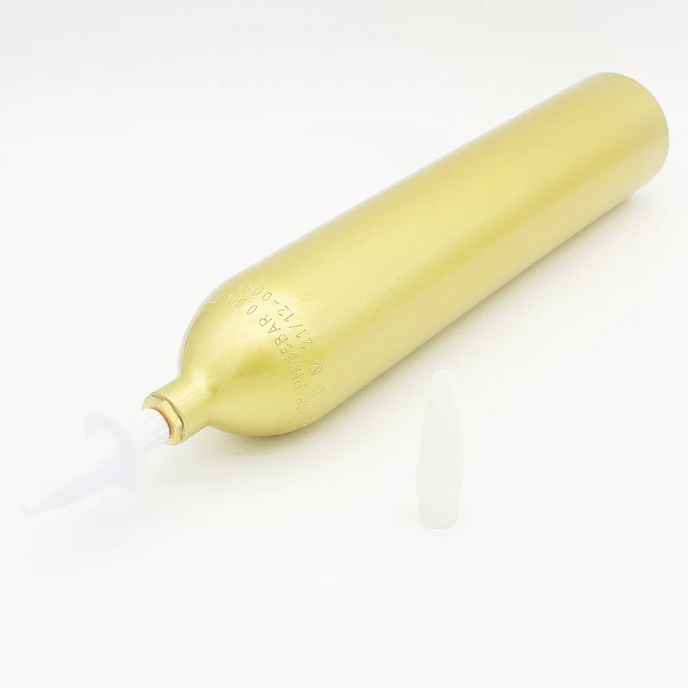 Factory direct sale high quality aluminum co2 gas cylinder 0.95L/580g pressure cylinder
