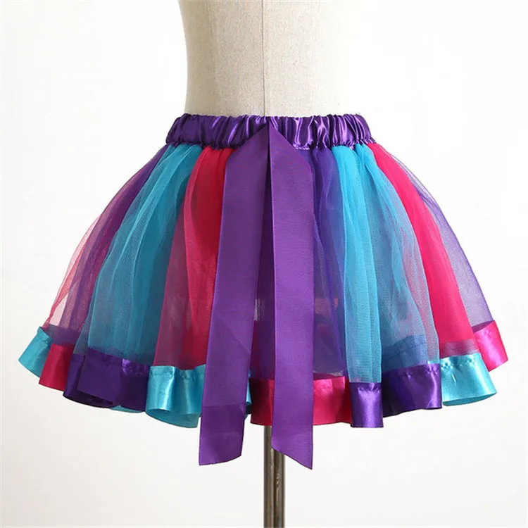 
Summer Baby Rainbow TuTu Skirts For 10 Year Old Little Girl 