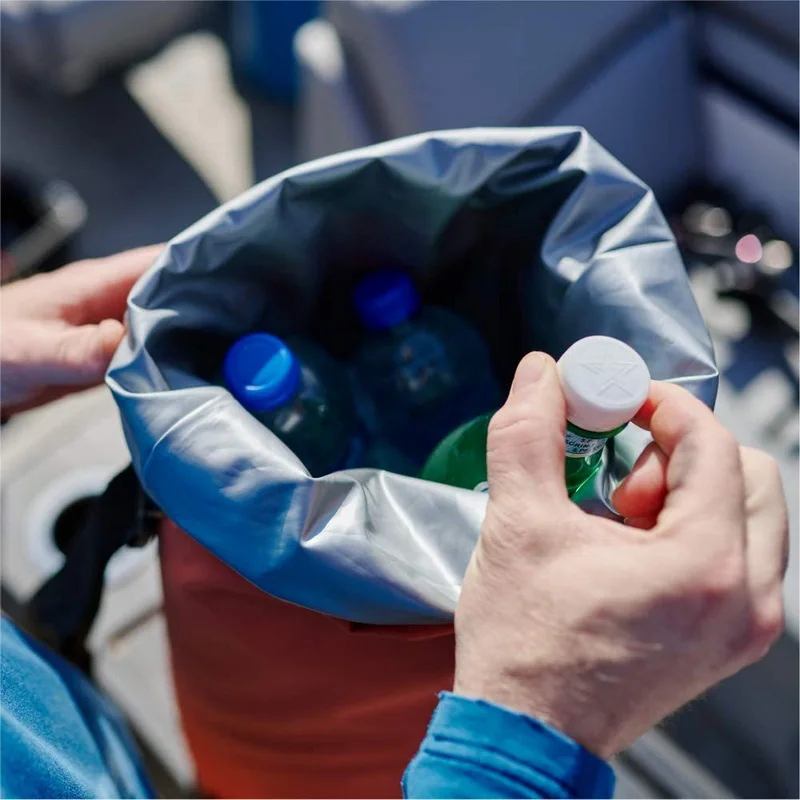 OEM Boating Kayaking Floating Roll Top Dry Backpack Insulated Soft Leakproof Swimming Fishing Ice Cooler Dry Bag with Air Valve