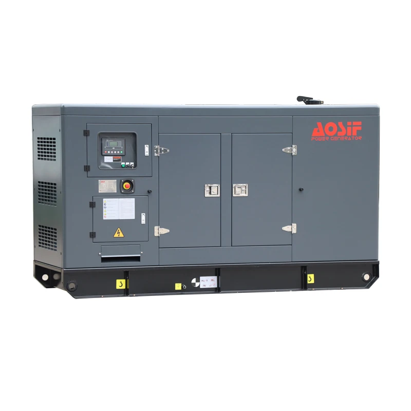 Silent type cheap price 45kw 60kw 75kw diesel generator with brand engine