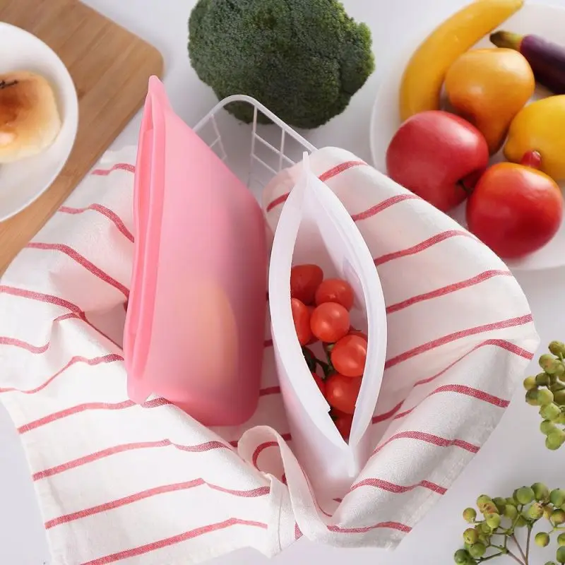  New silicone zipper bag hot on Youtube sandwich fruit bags for school