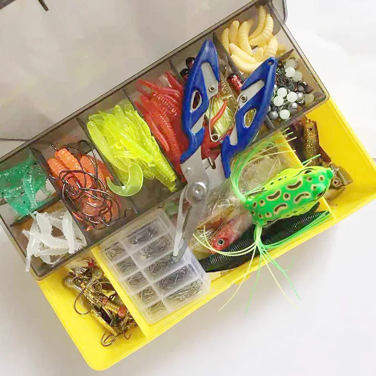 New Design 301pcs Different Fishing Accessories Lure Set With Plier