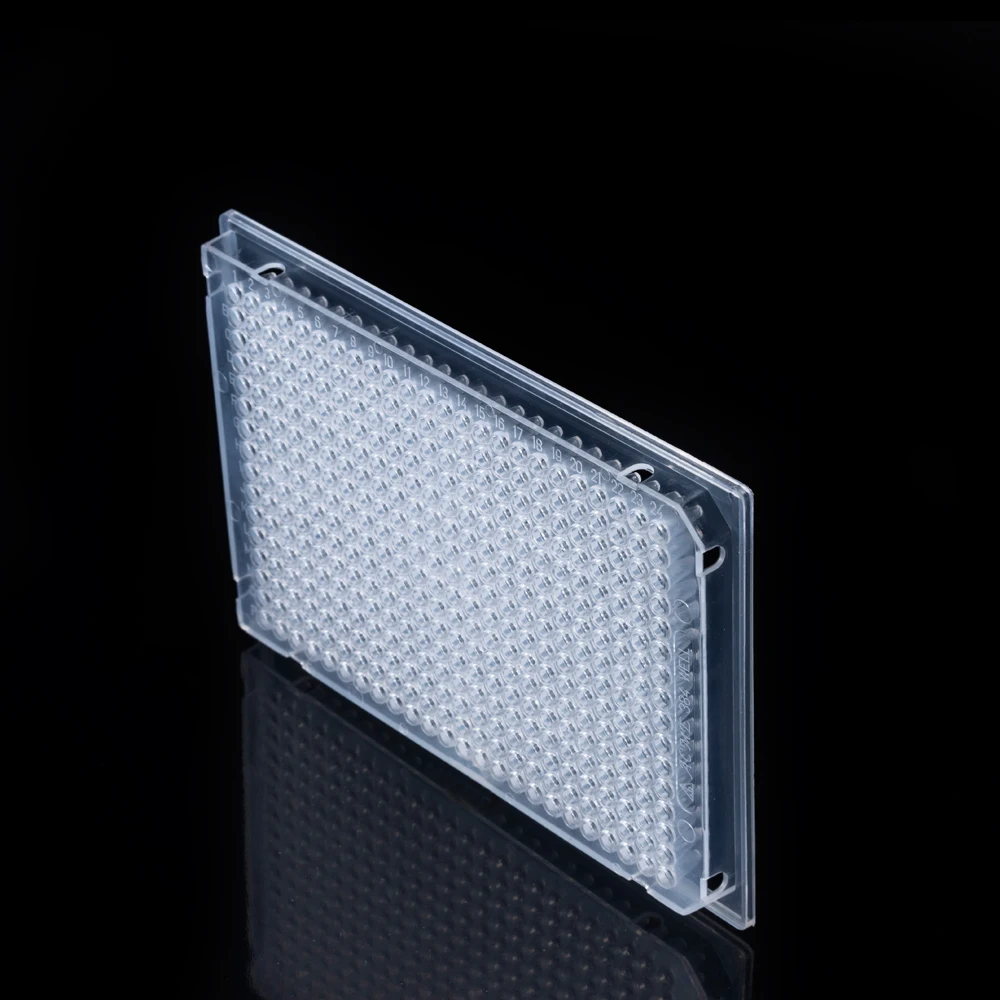 Laboratory equipment 40ul 384 PCR plate with skirt