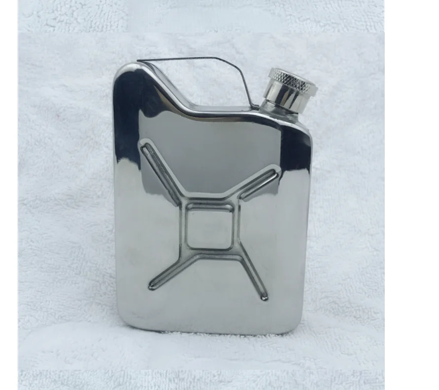 Factory Direct Sales Casual Outdoor Square Stainless Steel Flat Hip Flask