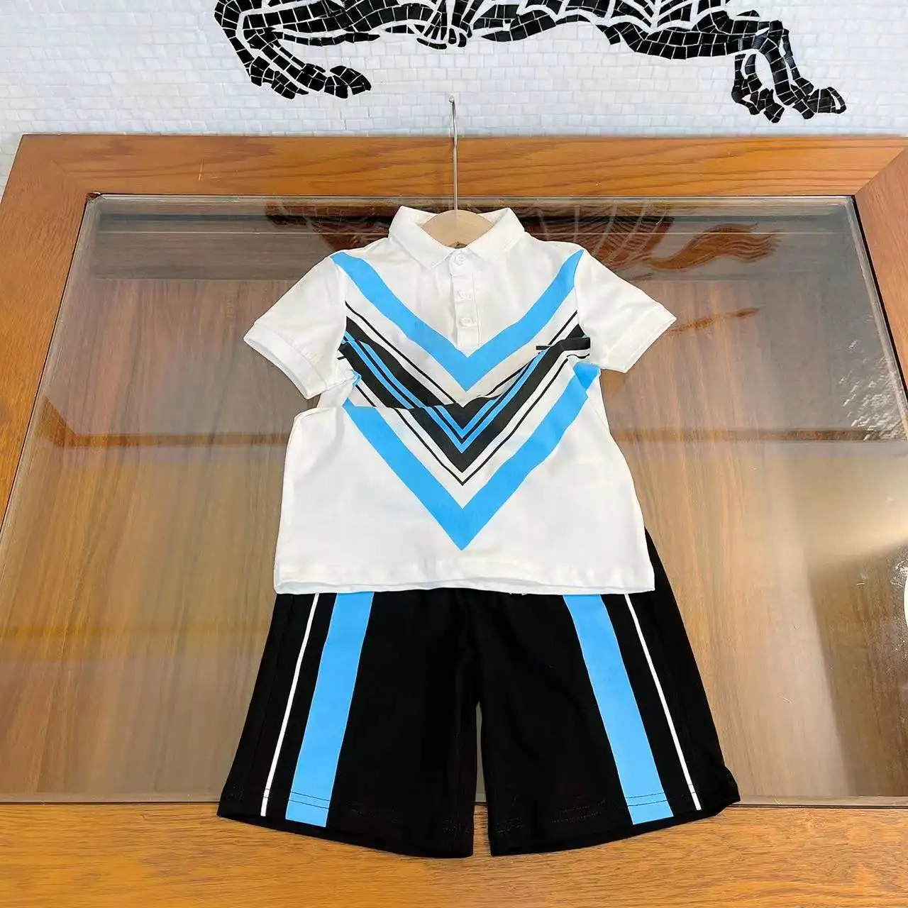 Factory manufacture various boys black toddle track suit shorts shorts pants sport suits