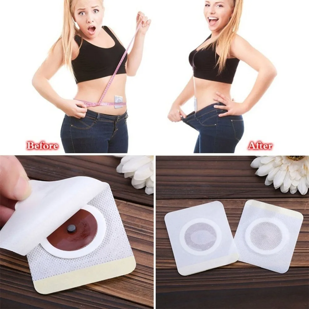 
1pcs Chinese Medicine Weight Loss Navel Sticker Magnetic Slim Detox Adhesive Sheet Fat Burning Slimming Diet Patch Pads 
