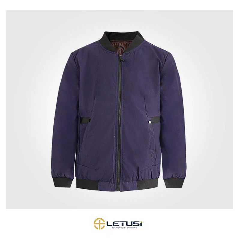 Letusi OEM ODM Thick Cotton Fabric Warm Coat Winter School Uniforms Primary Jacket Hoodies