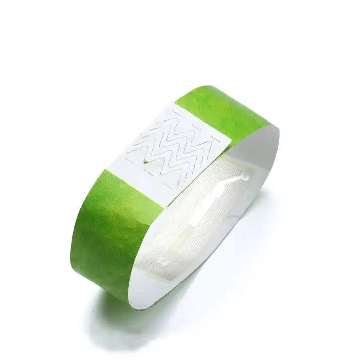 Wholesale Ultra-light C RFID Medical Bracelet Hospital NFC Paper Wristbands For Events