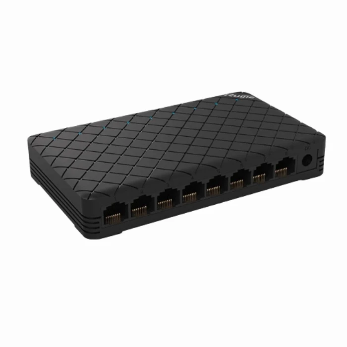 Ruijie RG-ES08G 8-port gigabit switch desktop plastic shell monitoring office network cable splitter Ruijie RG-ES08G