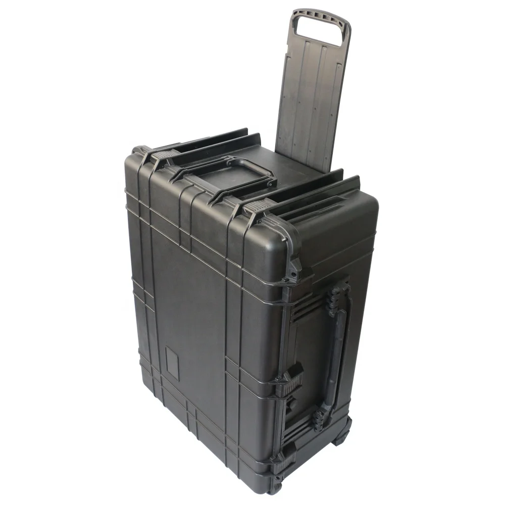 OEM available injection molded utility protective rugged plastic watertight trolley case of reliable quality