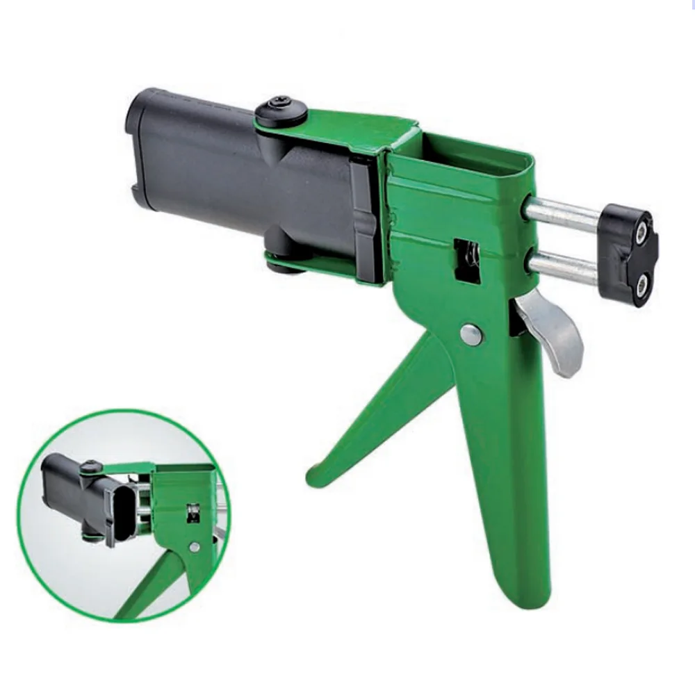 50ml (25:25)ml 1:1 Universal Mixing Dispensing Dispenser Gun Dual Cartridge Epoxy Applicator